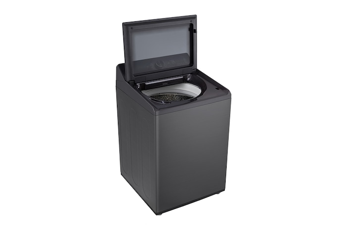 มุมมองด้านซ้ายของเครื่องซักผ้าฝาบน LG