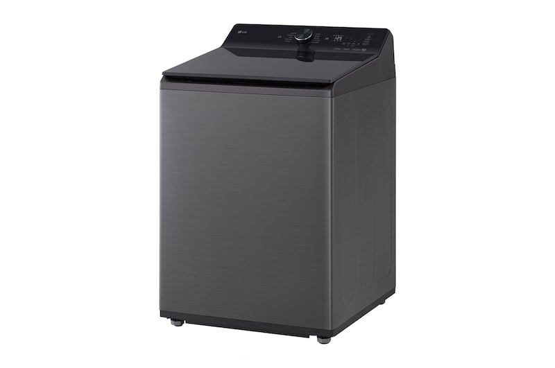 มุมมองด้านหลังของเครื่องซักผ้าฝาบน LG