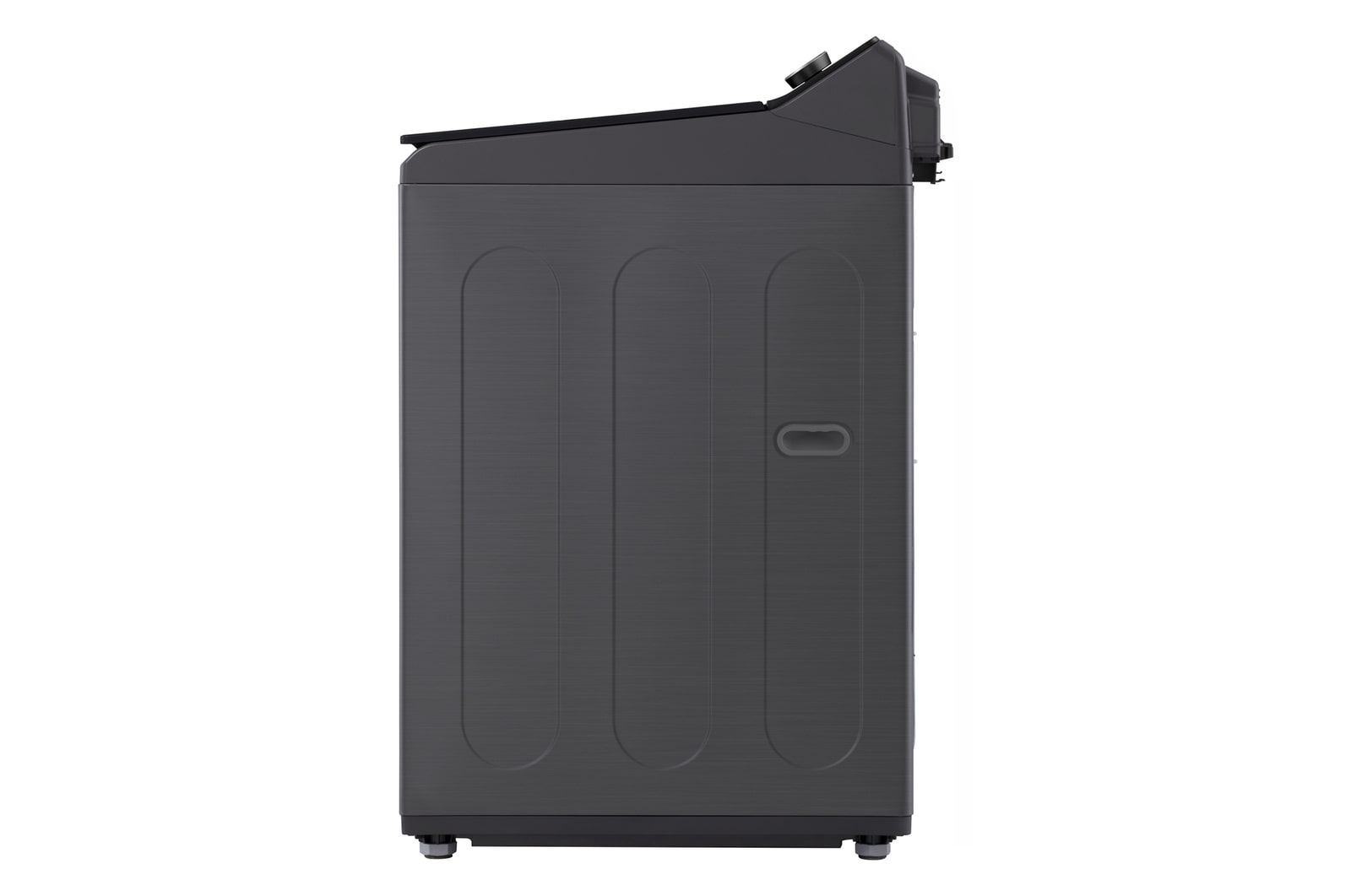 มุมมองด้านซ้ายของเครื่องซักผ้าฝาบน LG