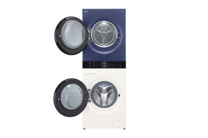 LG Wash Tower รุ่น WT1410NHEN ระบบ AI DD™ ความจุเครื่องซักผ้า 14 กก./ เครื่องอบผ้า 10 กก. พร้อม Smart WI-FI control ควบคุมสั่งงานผ่านสมาร์ทโฟน, WT1410NHEN