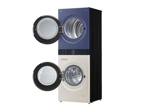 LG Wash Tower รุ่น WT1410NHEN ระบบ AI DD™ ความจุเครื่องซักผ้า 14 กก./ เครื่องอบผ้า 10 กก. พร้อม Smart WI-FI control ควบคุมสั่งงานผ่านสมาร์ทโฟน, WT1410NHEN