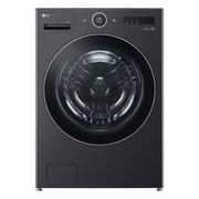 มุมมองด้านหน้าของ เครื่องซักผ้าฝาหน้า รุ่น FX2725SFXKA ระบบ AI DD™ ความจุซัก 25 กก. พร้อม Smart WI-FI control ควบคุมสั่งงานผ่านสมาร์ทโฟน FX2725SFXKA