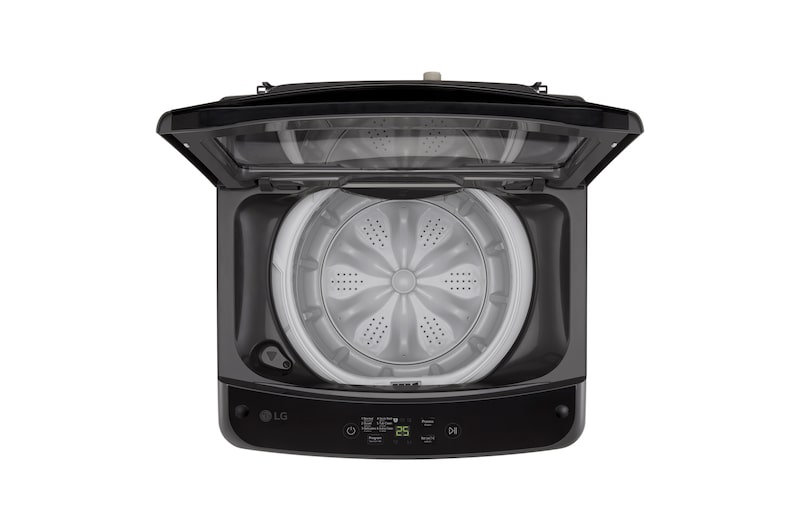 มุมมองด้านบนเปิดฝาของเครื่องซักผ้าฝาบน ความจุ 10 กก. รุ่น T2310NBTB