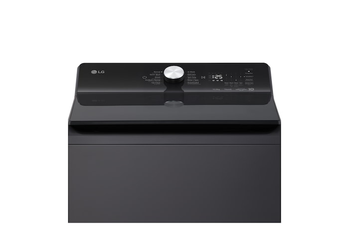 Water spray and arrows inside washer drum visualizing fast cleaning action of TurboWash™.