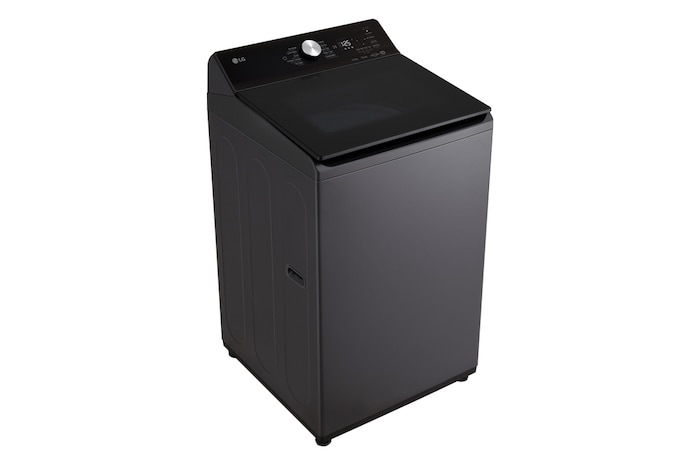 back view of top loading washing machine