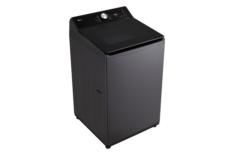 back view of top loading washing machine