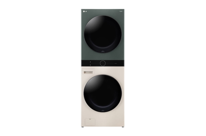 LG Wash Tower รุ่น WT2520NHEG ระบบ AI DD™ ความจุเครื่องซักผ้า 25 กก./ เครื่องอบผ้า 20 กก. พร้อม Smart WI-FI control ควบคุมสั่งงานผ่านสมาร์ทโฟน, WT2520NHEG