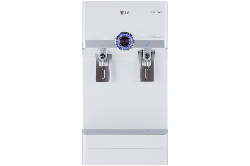 มุมองด้านซ้ายของเครื่องกรองน้ำ LG WS510SN สีขาว