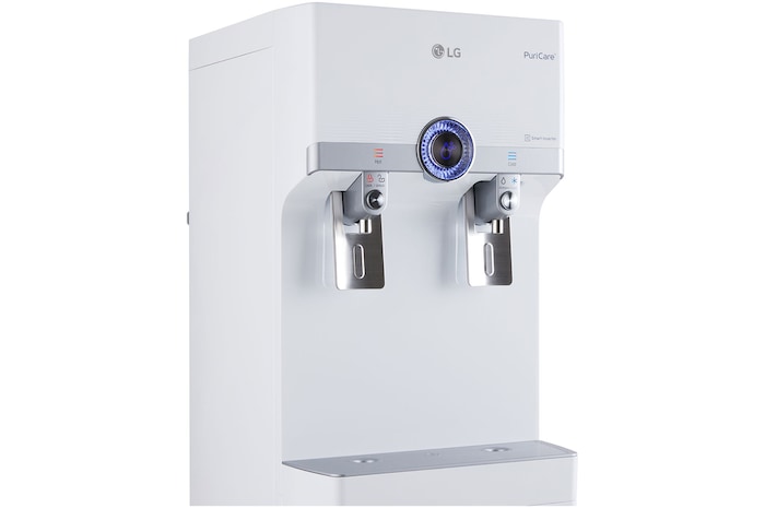 มุมมองด้านขวาของเครื่องกรองน้ำ LG WS510SN สีขาว