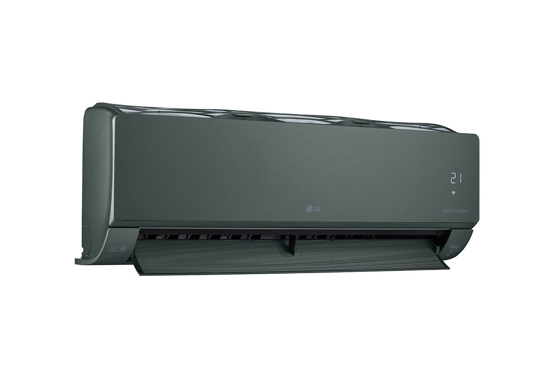 มุมมองด้านซ้ายพร้อมประตูสวิงเปิดอยู่ 