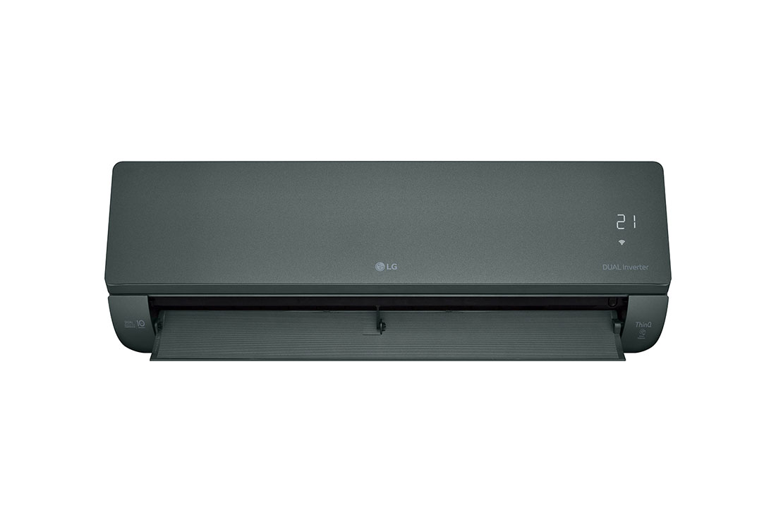 มุมมองด้านหน้าพร้อมประตูสวิงเปิดอยู่ 