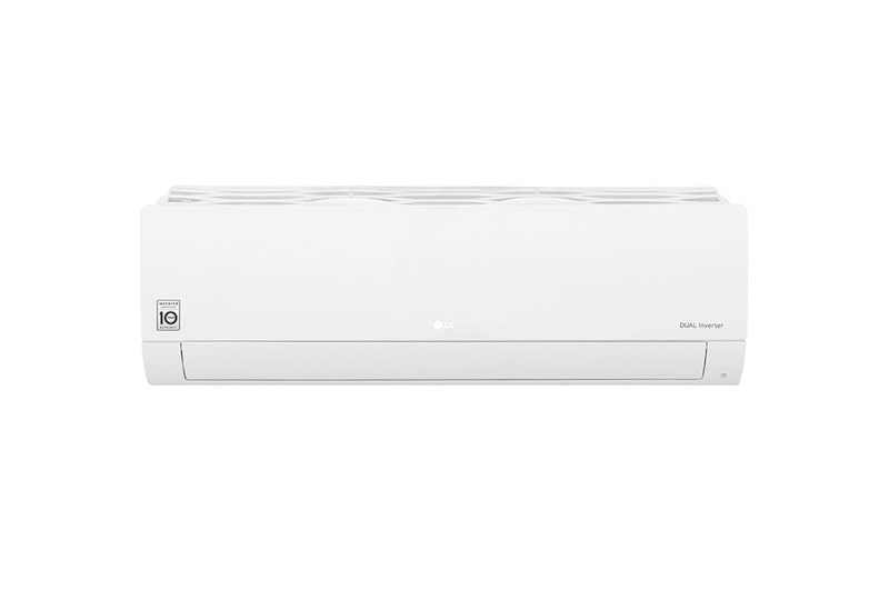 มุมมองด้านหน้าของ แอร์อินเวอร์เตอร์ 9,000 BTU รุ่น IG10R  LG DUALCOOL Inverter IG10R