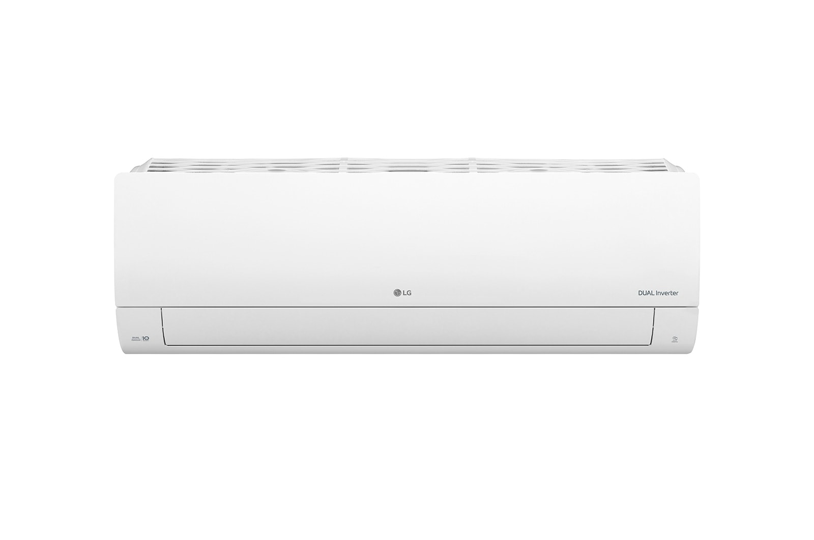 มุมมองด้านหน้าของ แอร์อินเวอร์เตอร์ DUAL COOL รุ่น ISR10E2 ขนาด 9,200 Btu Dual Inverter Compressor ISR10E2