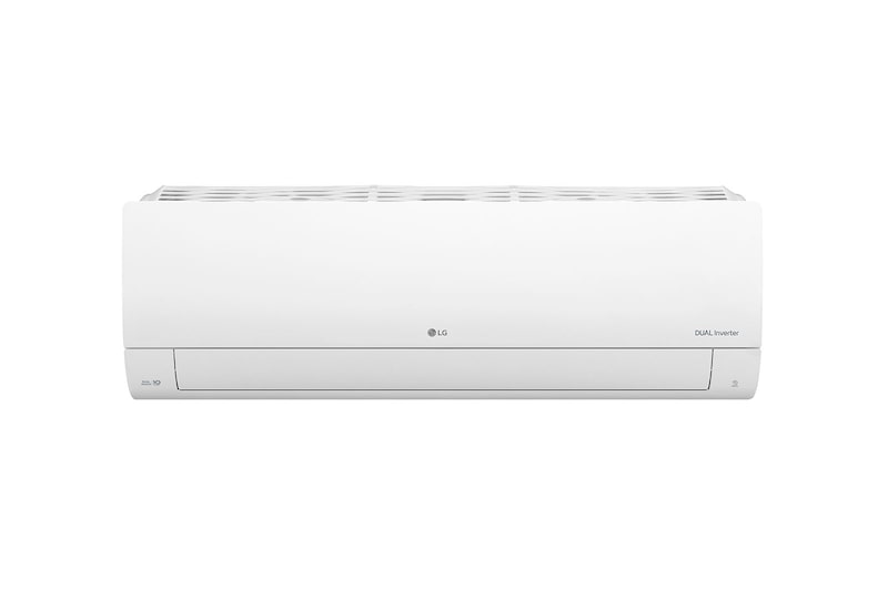 มุมมองด้านหน้าของ แอร์อินเวอร์เตอร์ LG DUALCOOL New Classic รุ่น ISR24E1 ขนาด 21,600 BTU DUAL Inverter Compressor ISR24E1