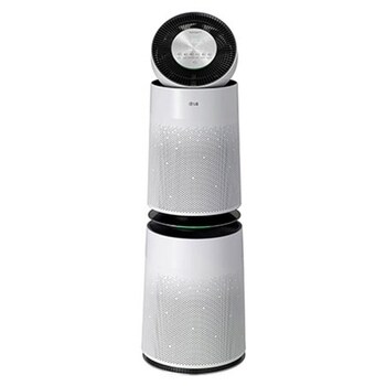 มุมมองด้านหน้าของสินค้า เครื่องฟอกอากาศ LG PuriCare New 360 รุ่น AS10GDWH0(AS10GDWH0)