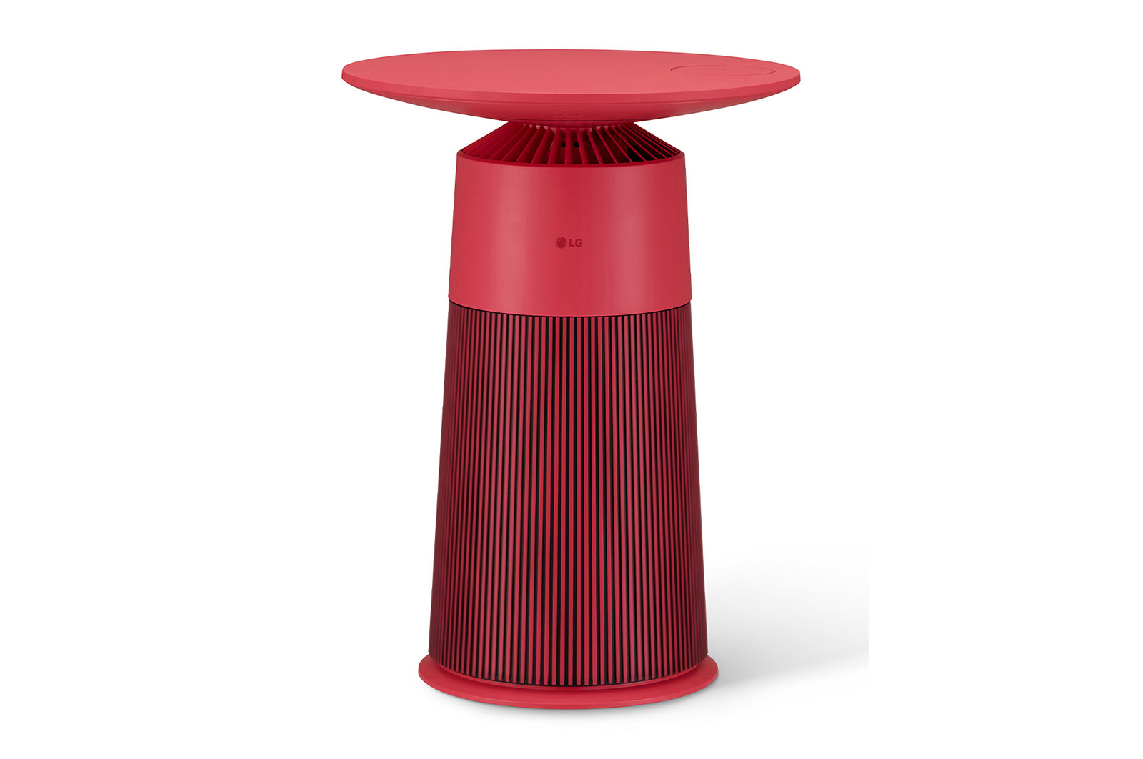 มุมมองด้านหน้าของสินค้า โต๊ะฟอกอากาศ LG PuriCare Aero Furniture สีแดง รุ่น AS20GPRZ0(AS20GPRZ0)