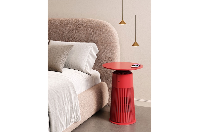 LG โต๊ะฟอกอากาศ LG PuriCare Aero Furniture สีแดง รุ่น AS20GPRZ0, AS20GPRZ0