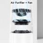LG เครื่องฟอกอากาศ LG PuriCare AeroTower สีเบจ รุ่น FS15GPCN0, FS15GPCN0