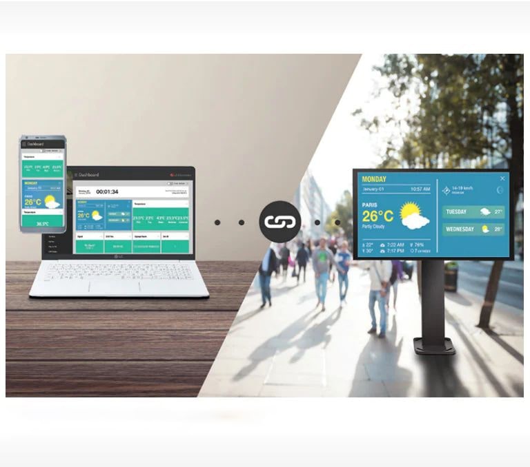 LG 55XE4F-M Web Monitoring