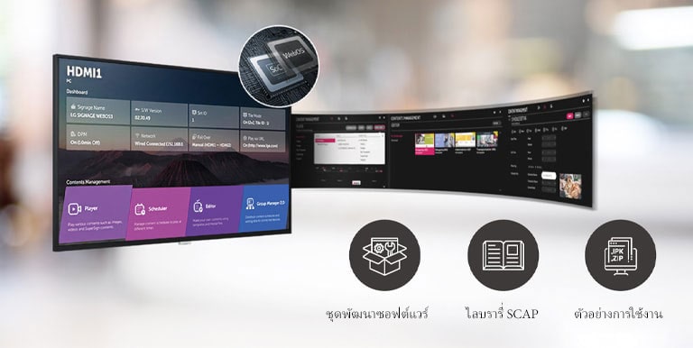 สามารถทำงานหลายอย่างให้เสร็จได้ในเวลาเดียวกันด้วย GUI ที่ใช้งานง่าย