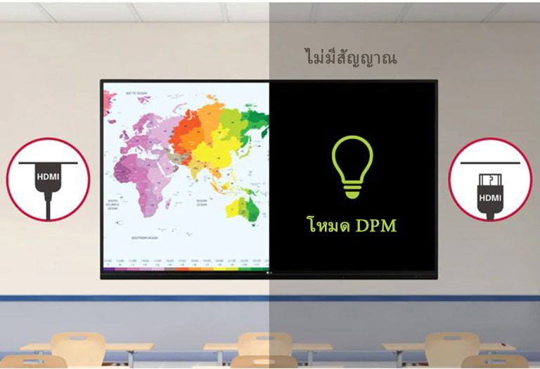 ฟังก์ชันจัดการพลังงานจอแสดงผลเพื่อใช้ในการจัดการพลังงานให้มีประสิทธิภาพมากยิ่งขึ้น