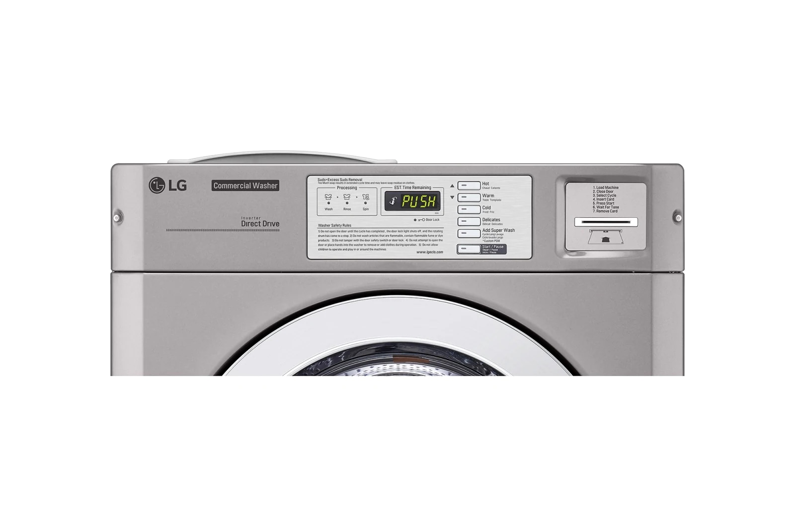 LG 5.2 cu.ft Large Capacity Frontload Washer, TITAN-C WASHER