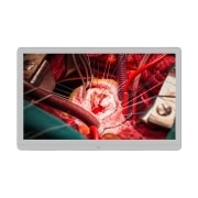 มุมมองด้านหน้าของ LG 27&#39;&#39; 4K IPS Surgical Monitor 27HJ710S-W