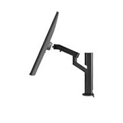 side view of monitor tilted +25 degrees