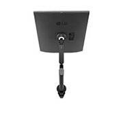 rear view of monitor tilted upward