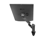rear side view with the monitor arm extended to the right