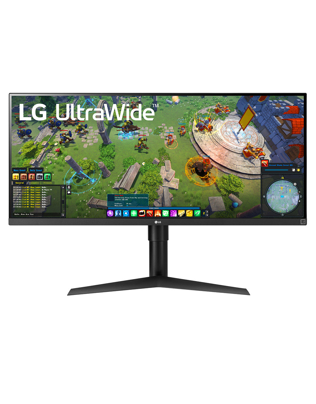 LG 34WP65C-B ゲーミングモニター 34インチ モニターアーム付き 34'' UltraWide™ Full HD IPS Monitor with VESA DisplayHDR™ 400