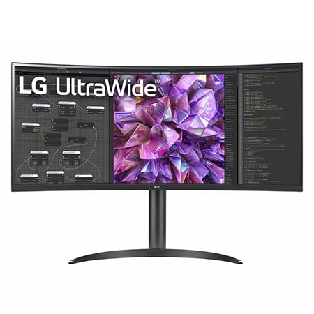 LG UltraWide 34WQ75C-B 34インチモニター 34'' 21:9 Curved UltraWide™ QHD (3440 x 1440) Monitor - 34WQ75C-B