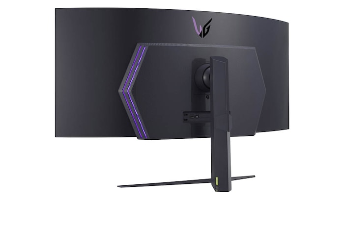 LG 45” UltraGear™ 21:9 WQHD Curved OLED Gaming Monitor พร้อมอัตราการรีเฟรช 240Hz, 45GR95QE-B