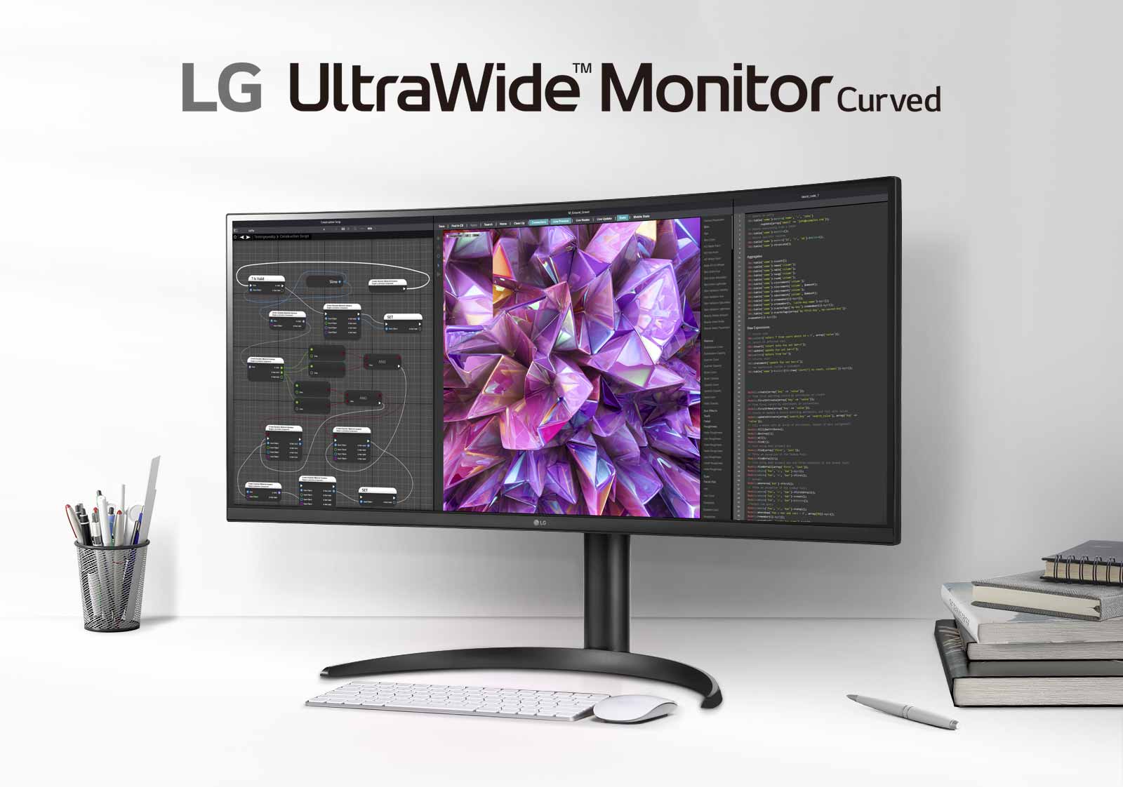 34'' 21:9 Curved UltraWide™ QHD (3440 x 1440) Monitor - 34WQ75C-B