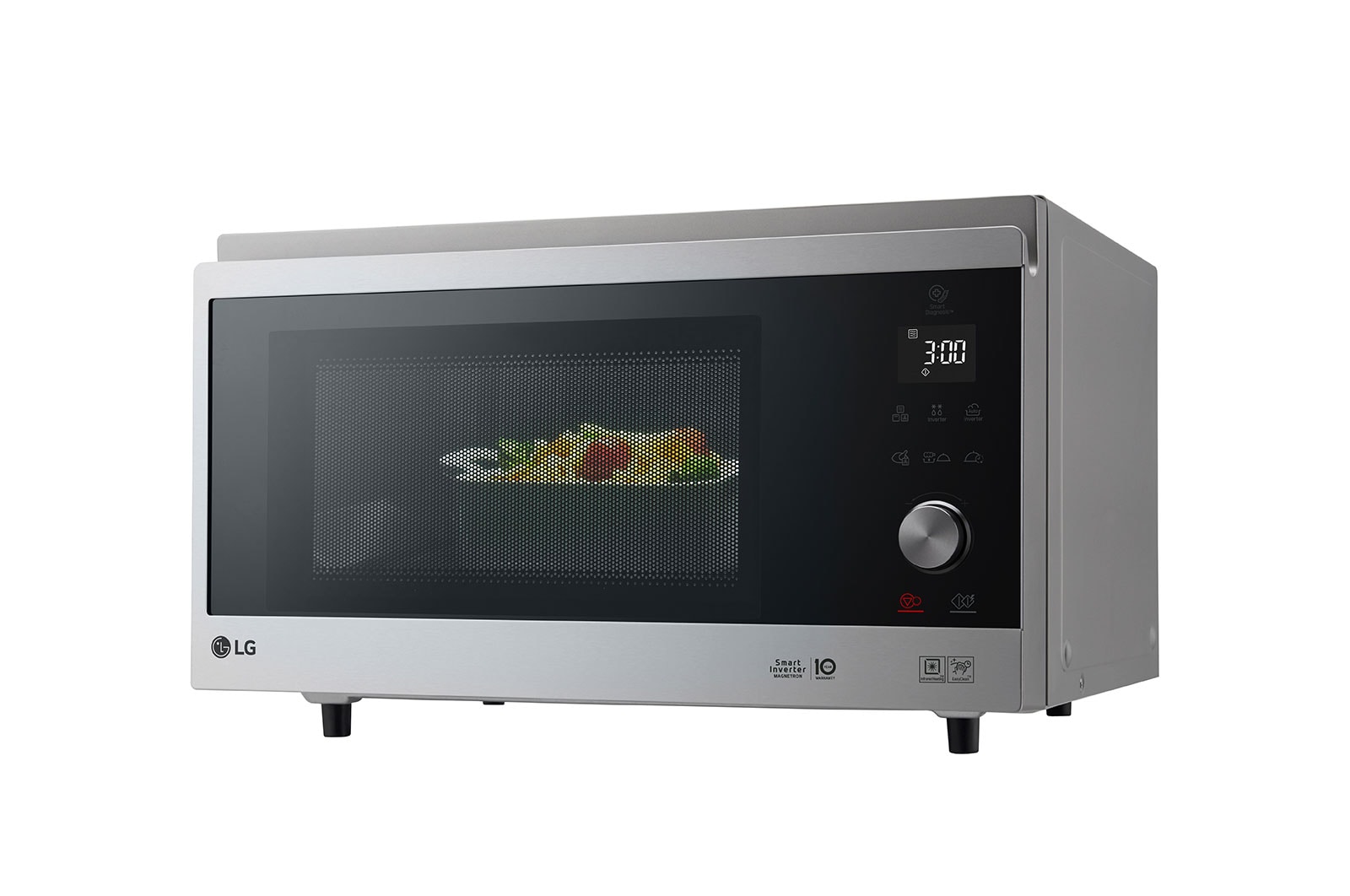 LG ไมโครเวฟอบ ปิ้ง ย่าง รุ่น MJ3965ACS ระบบ Smart Inverter ความจุ 39 ลิตร, MJ3965ACS