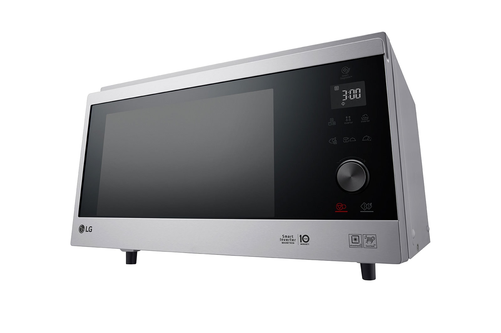 LG ไมโครเวฟอบ ปิ้ง ย่าง รุ่น MJ3965ACS ระบบ Smart Inverter ความจุ 39 ลิตร, MJ3965ACS