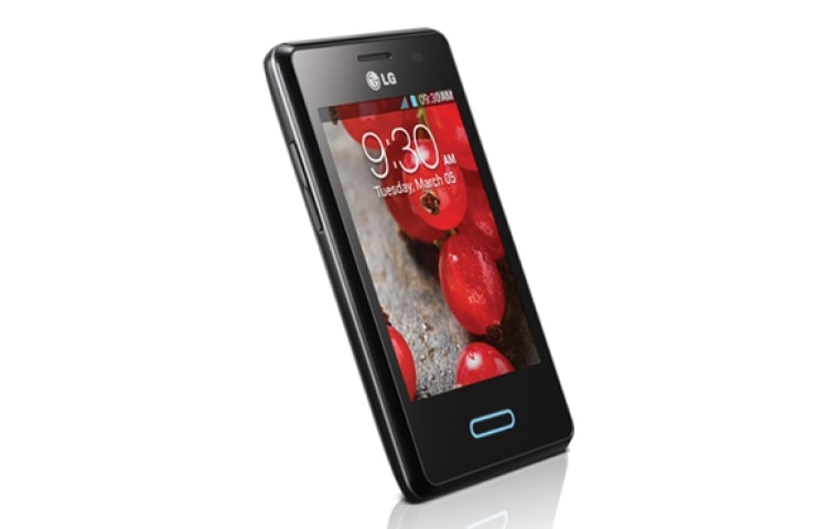LG OPTIMUS L3 II E425 แอนดรอยด์สมาร์ทโฟน 4.1 Jelly Bean นำเทรนด์ด้วยดีไซน์ล้ำยุค หน้าจอขนาด 3.2 นิ้ว พร้อมหน่วยความจำภายใน 4 GB , E425 Optimus L3 II