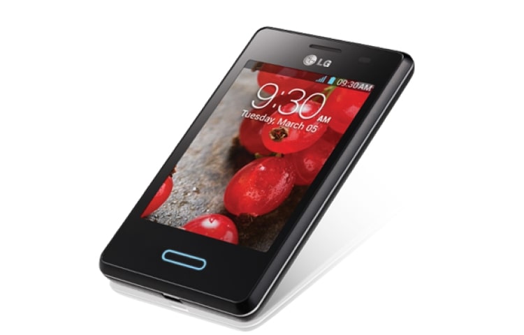 LG OPTIMUS L3 II E425 แอนดรอยด์สมาร์ทโฟน 4.1 Jelly Bean นำเทรนด์ด้วยดีไซน์ล้ำยุค หน้าจอขนาด 3.2 นิ้ว พร้อมหน่วยความจำภายใน 4 GB , E425 Optimus L3 II