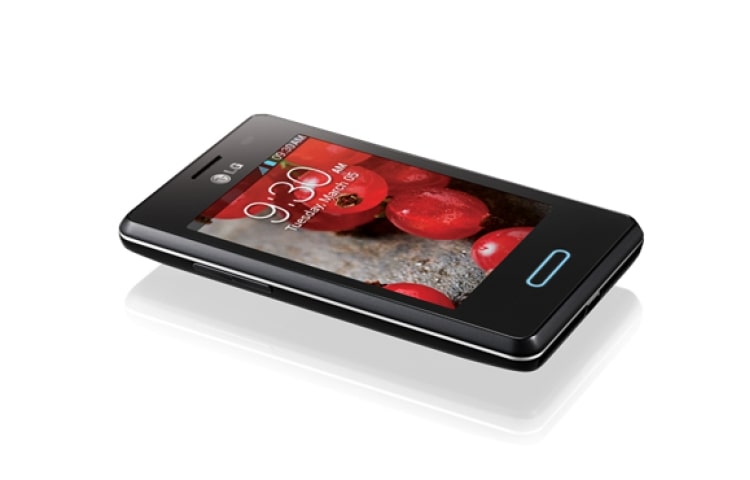 LG OPTIMUS L3 II E425 แอนดรอยด์สมาร์ทโฟน 4.1 Jelly Bean นำเทรนด์ด้วยดีไซน์ล้ำยุค หน้าจอขนาด 3.2 นิ้ว พร้อมหน่วยความจำภายใน 4 GB , E425 Optimus L3 II