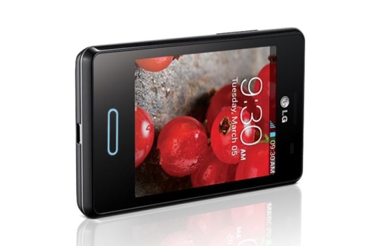 LG OPTIMUS L3 II E425 แอนดรอยด์สมาร์ทโฟน 4.1 Jelly Bean นำเทรนด์ด้วยดีไซน์ล้ำยุค หน้าจอขนาด 3.2 นิ้ว พร้อมหน่วยความจำภายใน 4 GB , E425 Optimus L3 II