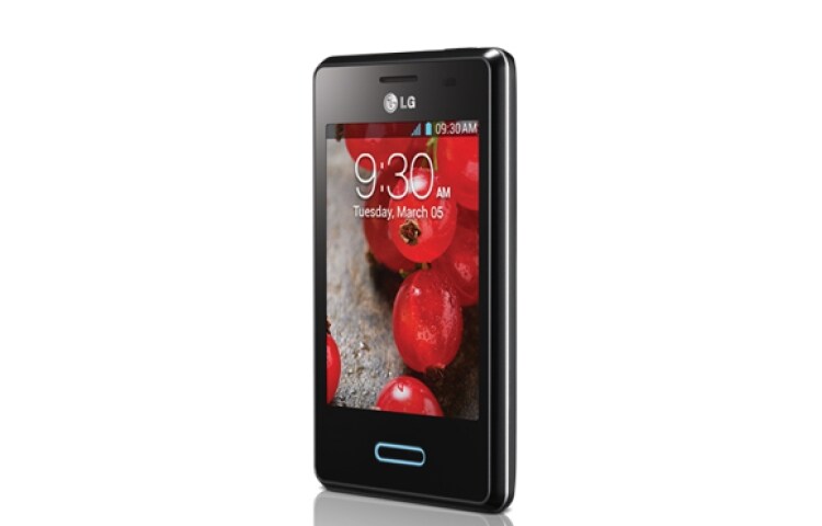 LG Optimus L3 II E425F แอนดรอยด์สมาร์ทโฟน 4.1 Jelly Bean นำเทรนด์ด้วยดีไซน์ล้ำยุค หน้าจอขนาด 3.2 นิ้ว พร้อมหน่วยความจำภายใน 4 GB , E425F Optimus L3 II