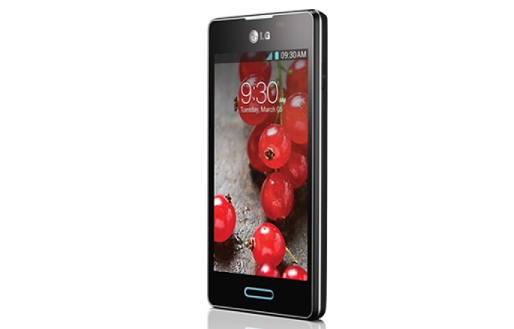 LG Optimus L5 II E450F แอนดรอยด์สมาร์ทโฟน 4.1 Jelly Bean CPU 1GHz Single Core หน้าจอขนาด 4 นิ้ว พร้อมหน่วยความจำภายใน 4 GB , E450F Optimus L5 II