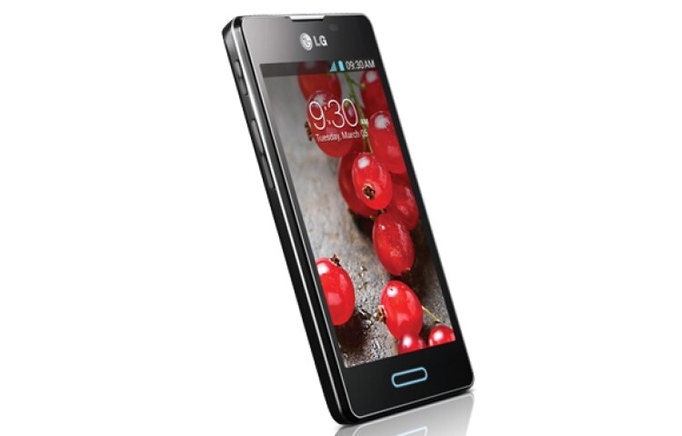 LG Optimus L5 II E450F แอนดรอยด์สมาร์ทโฟน 4.1 Jelly Bean CPU 1GHz Single Core หน้าจอขนาด 4 นิ้ว พร้อมหน่วยความจำภายใน 4 GB , E450F Optimus L5 II
