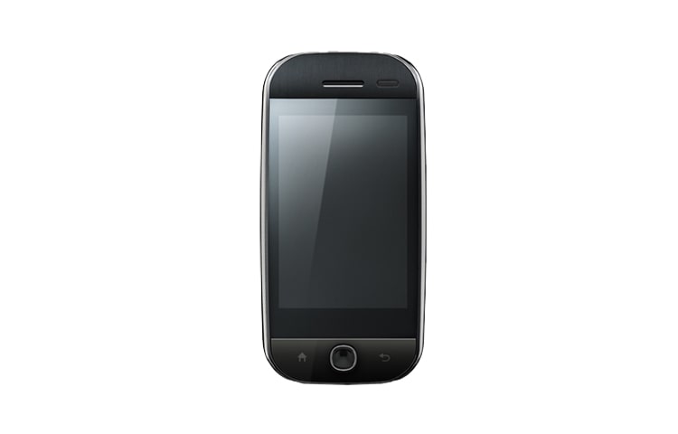 มุมมองด้านหน้าของ LG Android By LG GW620
