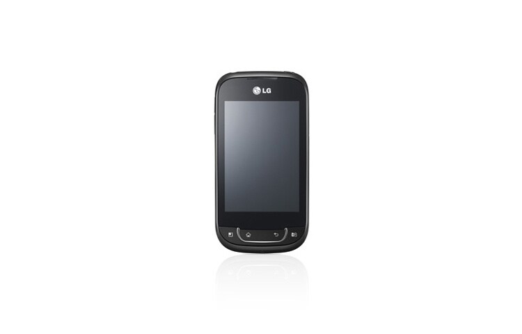 มุมมองด้านหน้าของ แอนดรอยด์สมาร์ทโฟน มือถือสองซิมการ์ด รองรับความถี่ 3G 850HZ P698F Optimus Net Dual Sim
