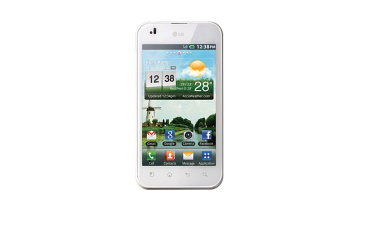 LG P970 แอนดรอยด์สมาร์ทโฟน บางเฉียบ ที่มาพร้อมจอภาพที่สว่างที่สุดในโลก, P970 Optimus Black