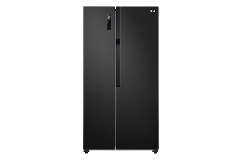 มุมมองด้านหน้าของ ตู้เย็น Side-by-Side ขนาด 18.3 คิว รุ่น GC-B187JBAM ระบบ Smart Inverter GC-B187JBAM