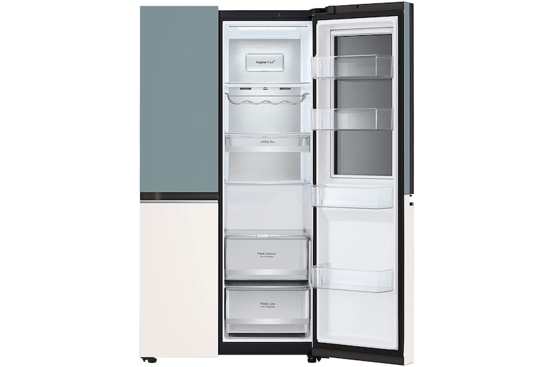 Front view open lift door 