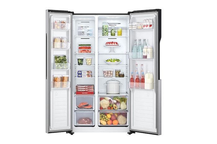 LG ตู้เย็น Side-by-Side รุ่น GC-B187JQAM ขนาด 18 คิว ระบบ Smart Inverter, GC-B187JQAM