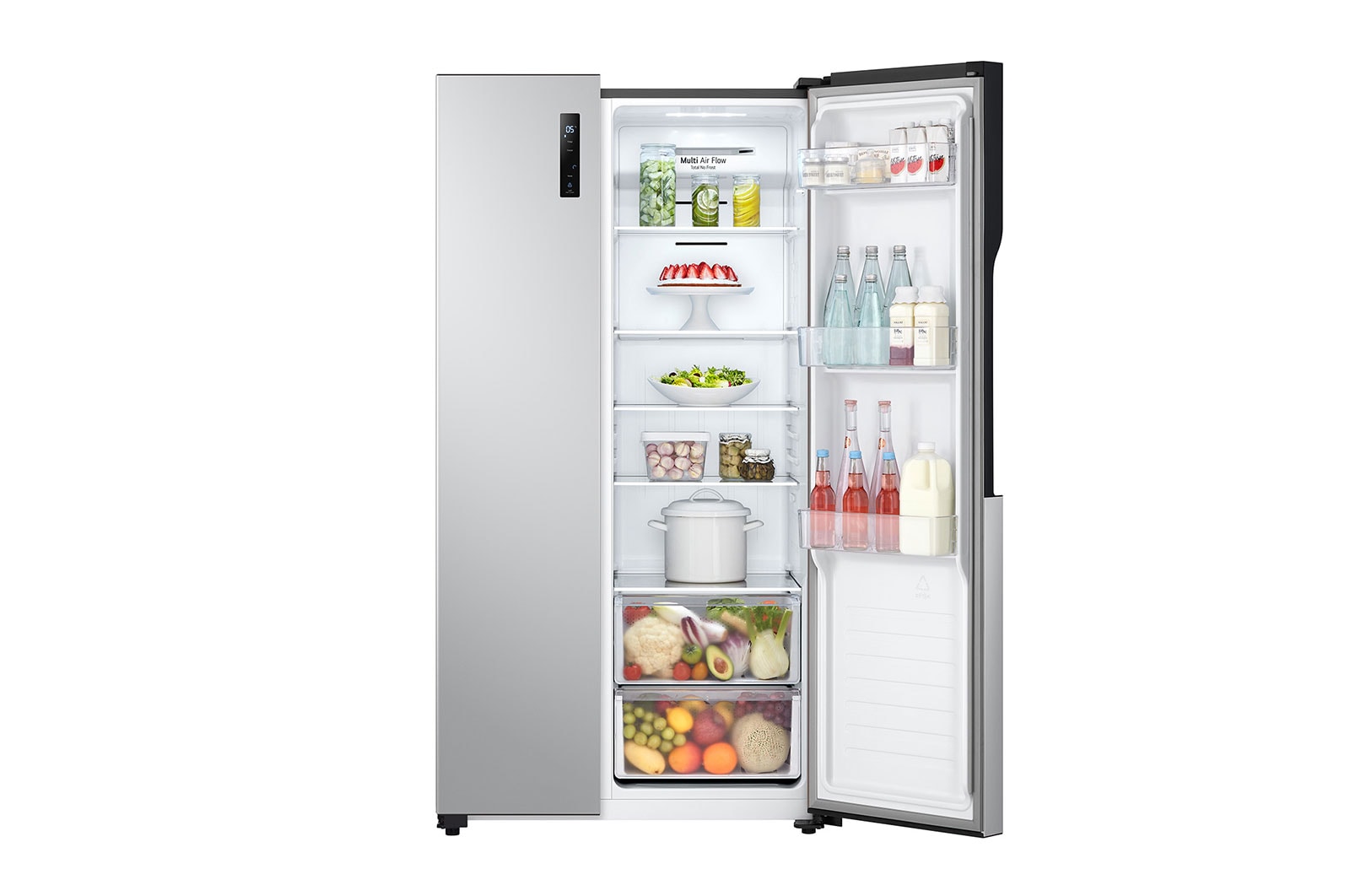 LG ตู้เย็น Side-by-Side รุ่น GC-B187JQAM ขนาด 18 คิว ระบบ Smart Inverter, GC-B187JQAM